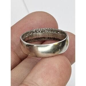 Vintage Sterling Silver Australian Florin Ring/Band Size 9